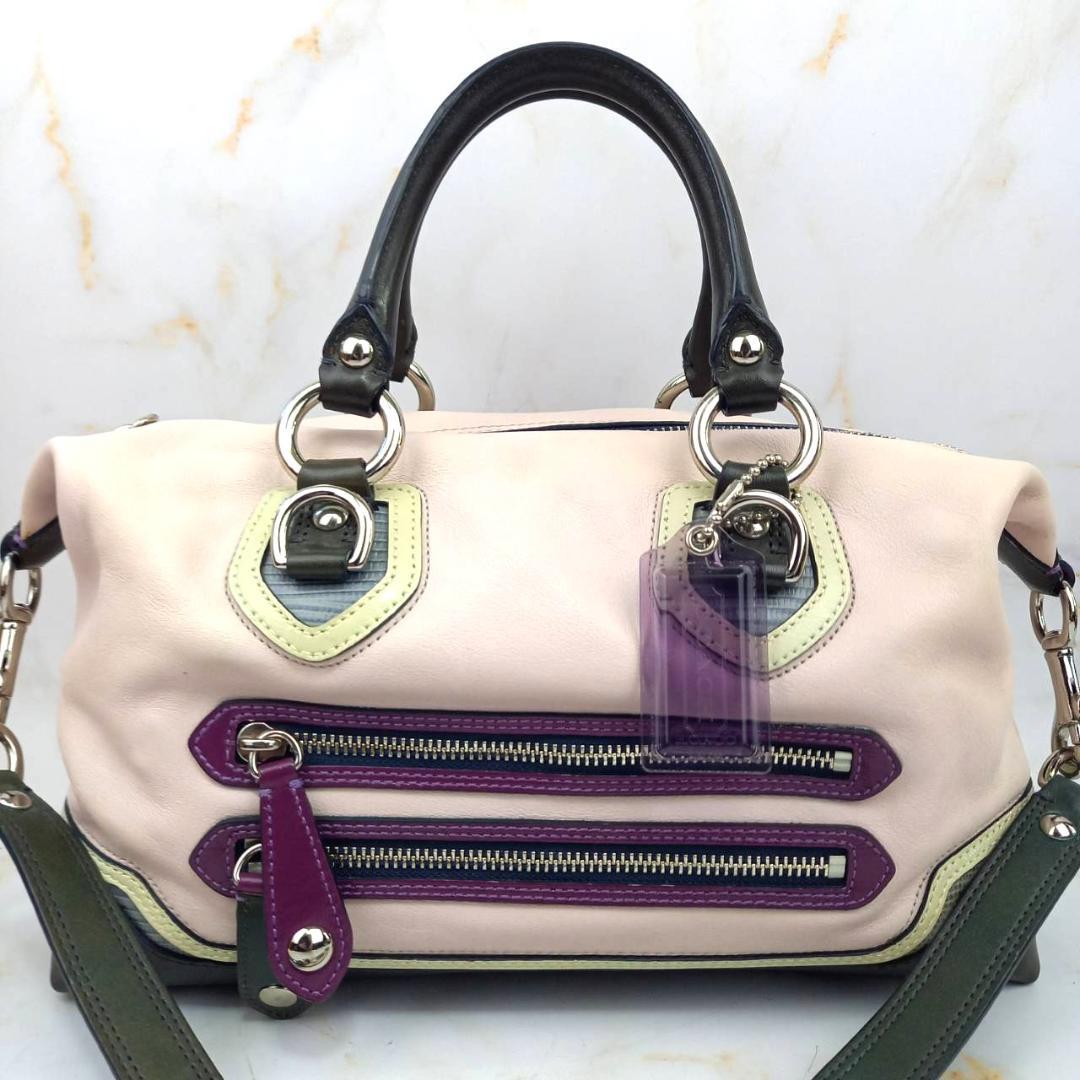 ✨希少✨ コーチ ミニボストンバッグ ワンショルダー 2way レザー