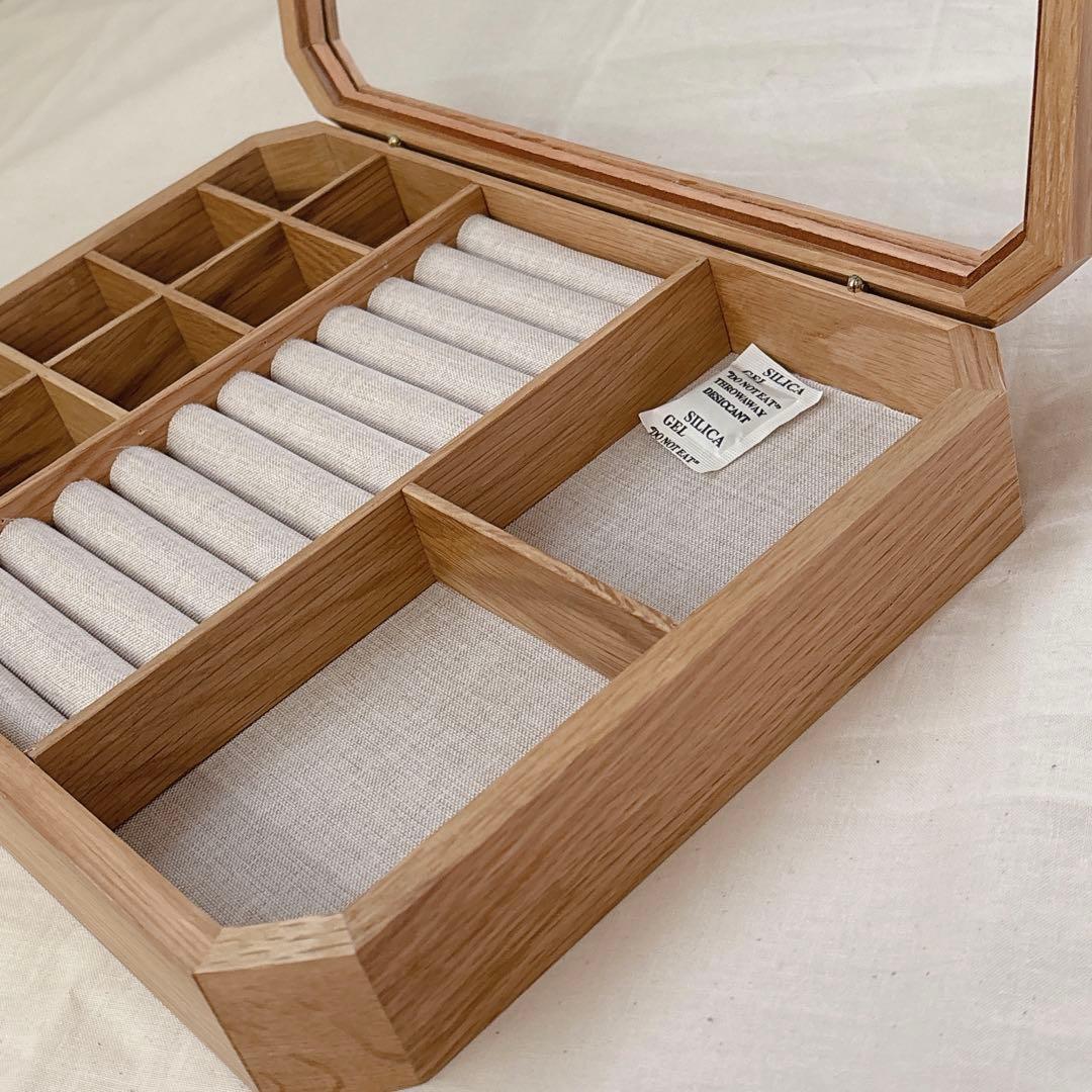 ラスト2点 ꕤ ZARA ウッドジュエリーボックス アクセサリーケース