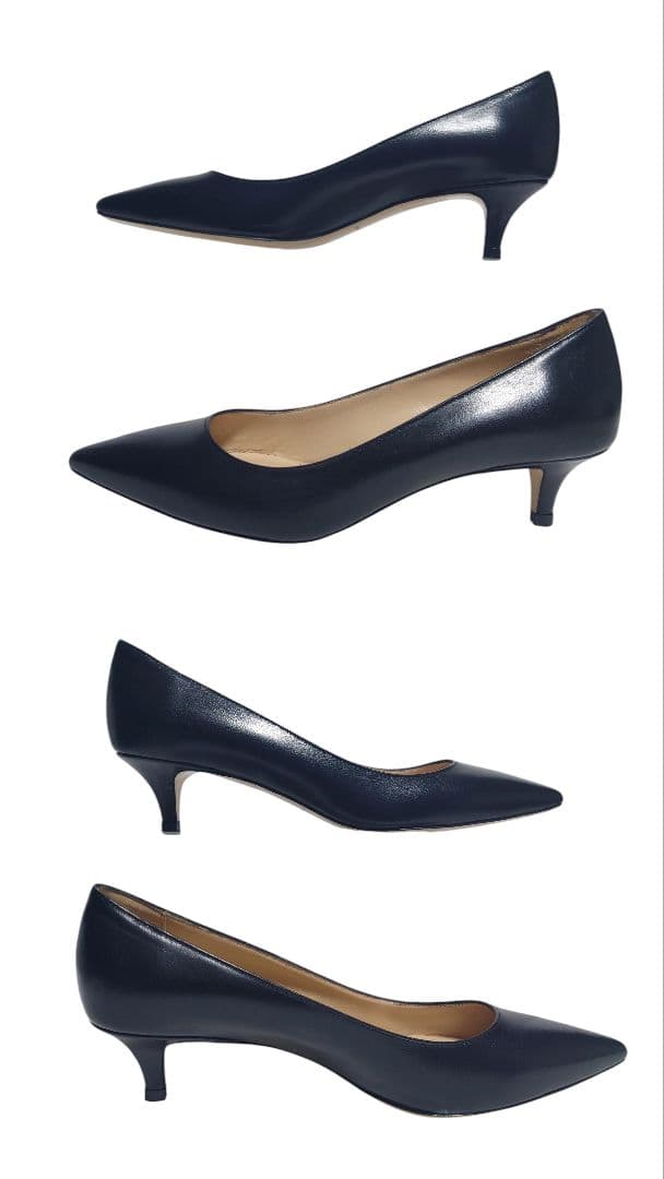 美品 ファビオルスコーニ ポインテッドトゥ パンプス 36 黒