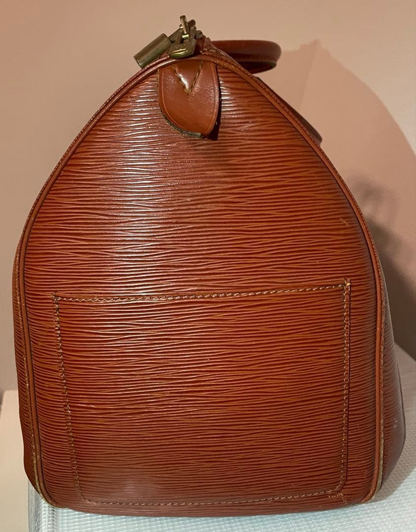 ルイヴィトン・エピレザー ボストンバッグ ブラウン