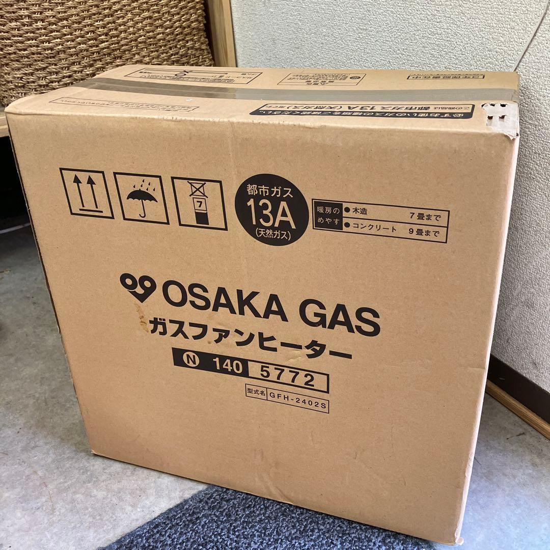大阪ガス　ガスファンヒーター　M140 5772都市ガス13A