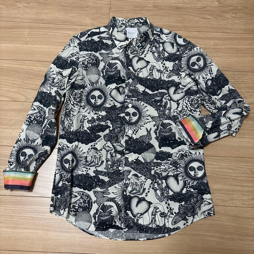 Paul Smith サイケデリックシャツ　Lサイズ