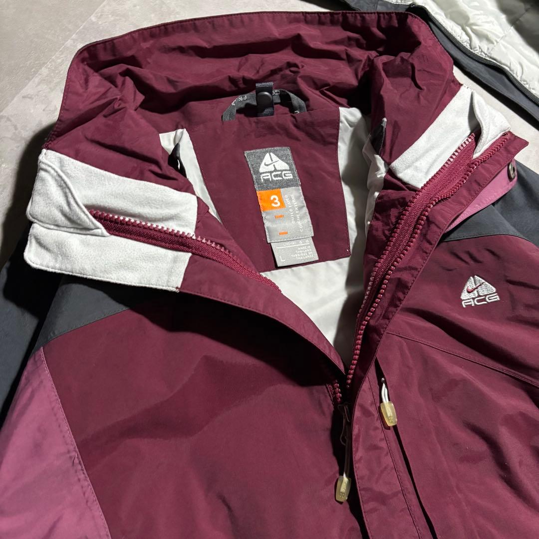 00s NIKE ACG ナイキ　マウンテンパーカー　ナイロンジャケット　小豆色