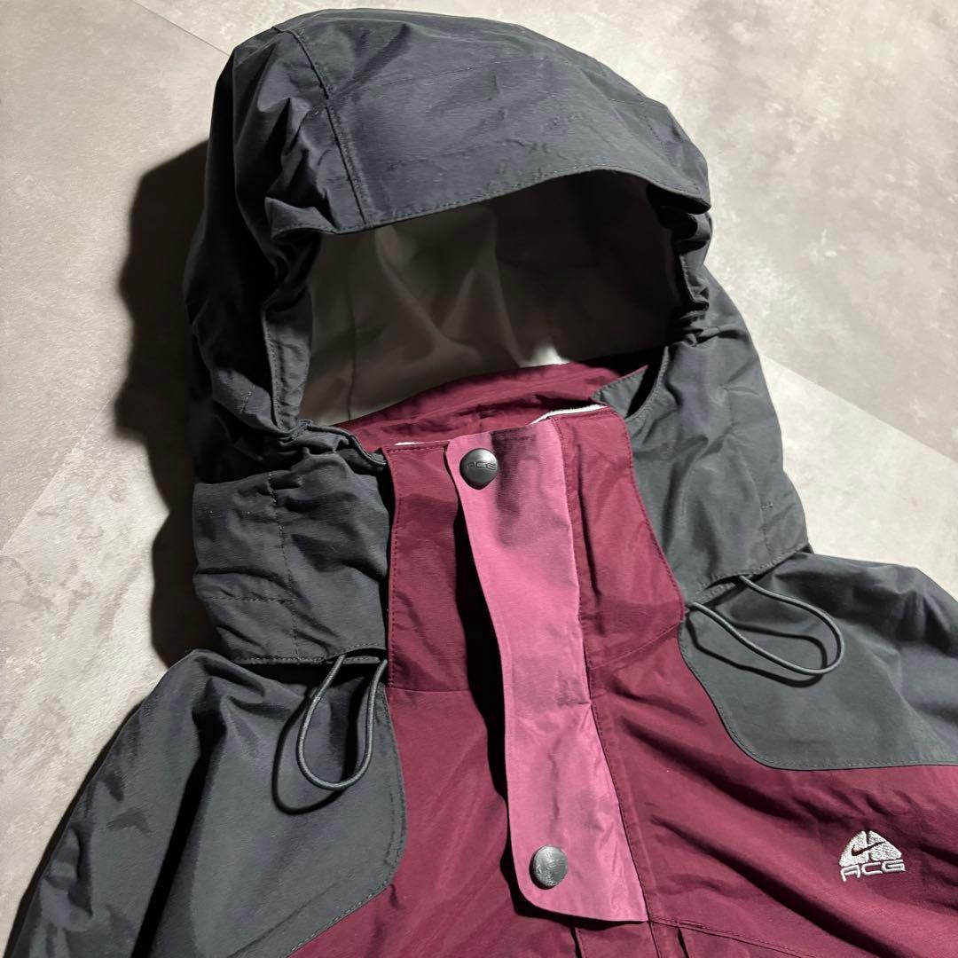 00s NIKE ACG ナイキ　マウンテンパーカー　ナイロンジャケット　小豆色
