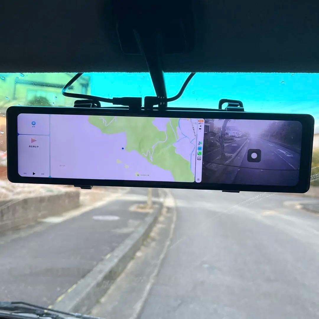 ドライブレコーダー／インナーミラー/Carplay/AndroidAuto/ナビ