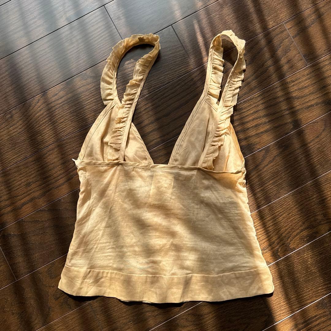 美品　DSQUARED2 フリルキャミソール 40