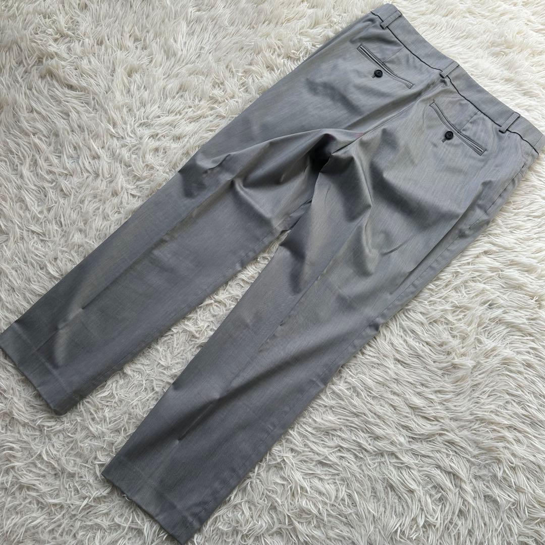 美品✨23区　パンツスーツ　グレー　ストレッチ　大きいサイズ　セレモニー　44