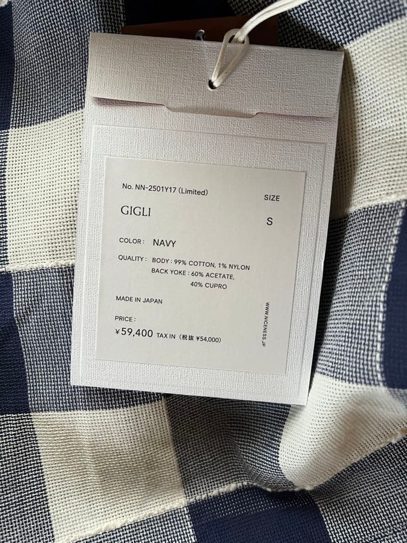 トップス 26SS NICENESS GIGLI