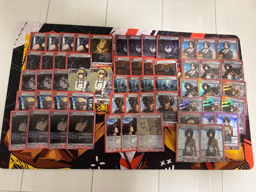 ユニオンアリーナ 進撃の巨人 8エレン 構築済みデッキ 調整パーツ付き プロモ