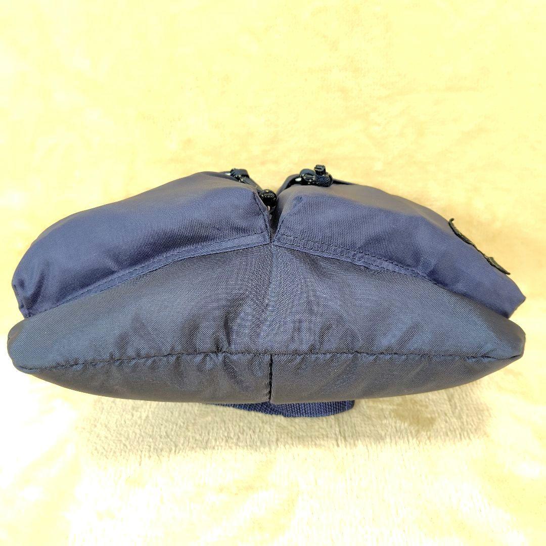 未使用級 PORTER ポーター フォース ショルダーバッグ サコッシュ 紺色