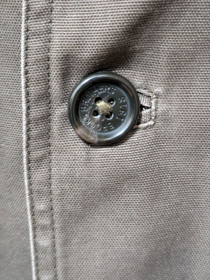 ブルックスブラザーズ ハンティングジャケット 綿100% ブラウン