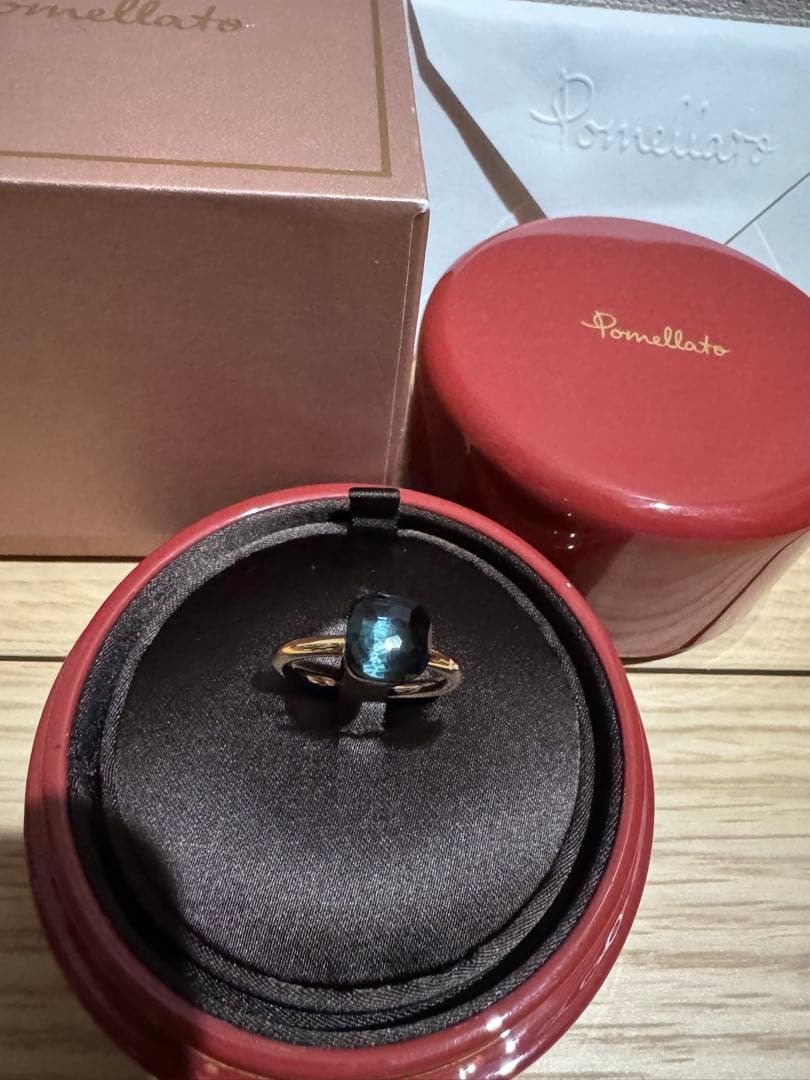 れいち☆ポメラート Nudoヌードプチ ロンドンブルートパーズリング 55