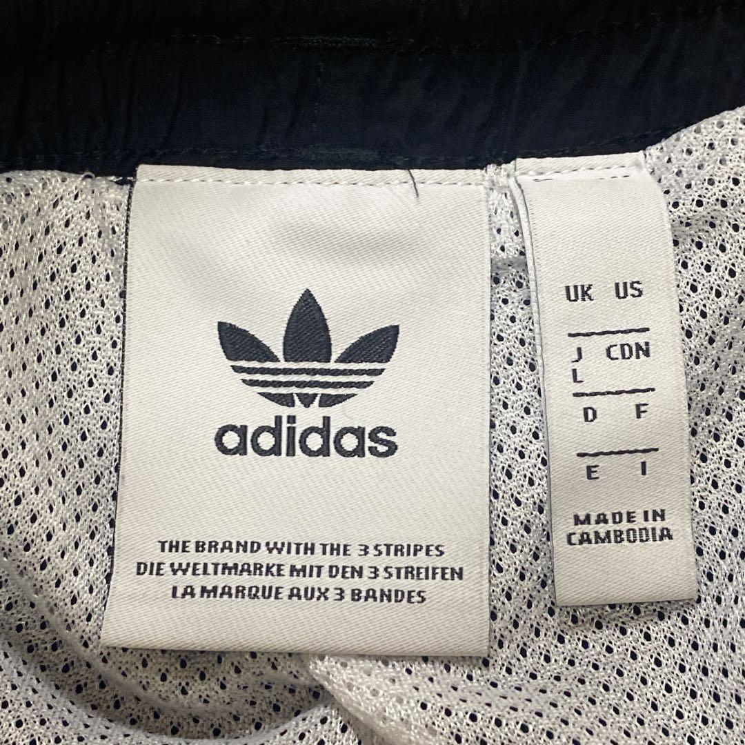 アディダス オリジナルス ビッグトレフォイル ナイロンセットアップ　黒（ L）