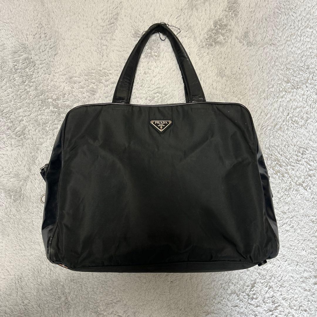 バッグ 00s archive prada plate hand bag y2k