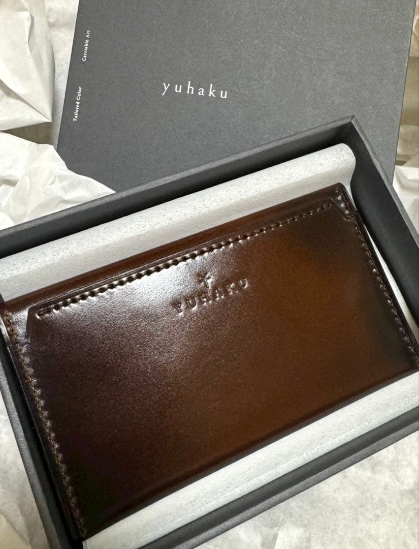 【美品】yuhaku YAC165 名刺入れ