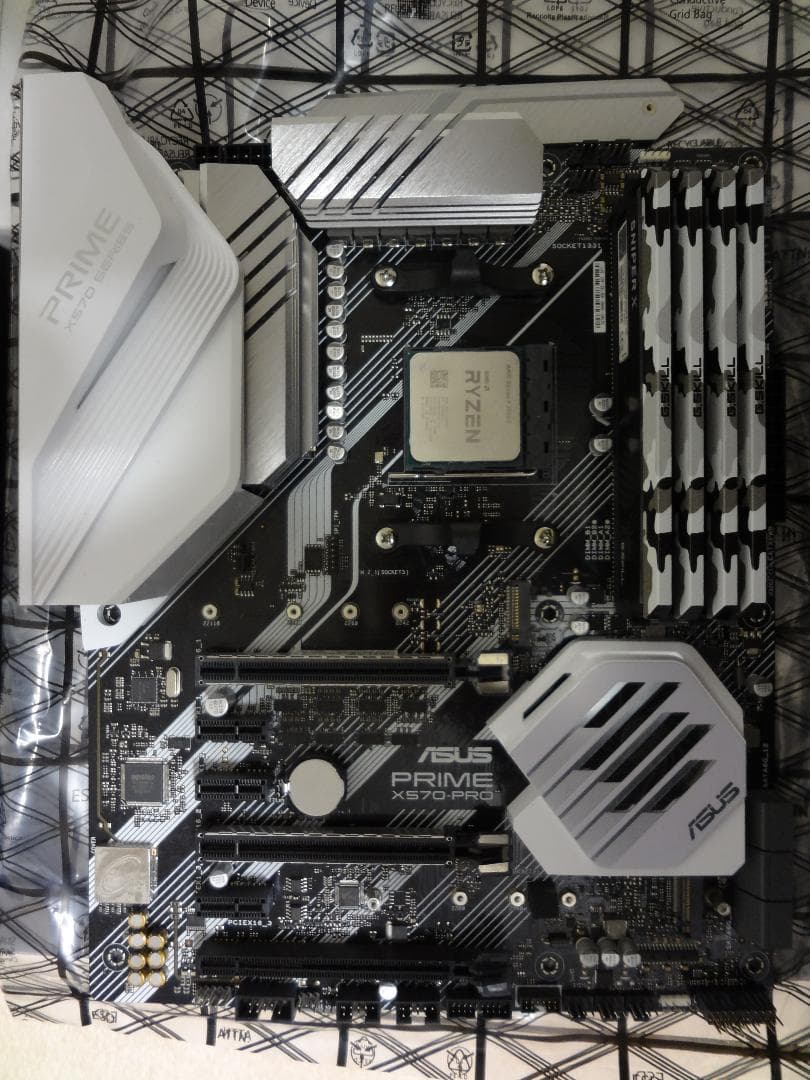 自作PC部品（PRIME X570-PRO,Ryzen9 3900X,64GB）