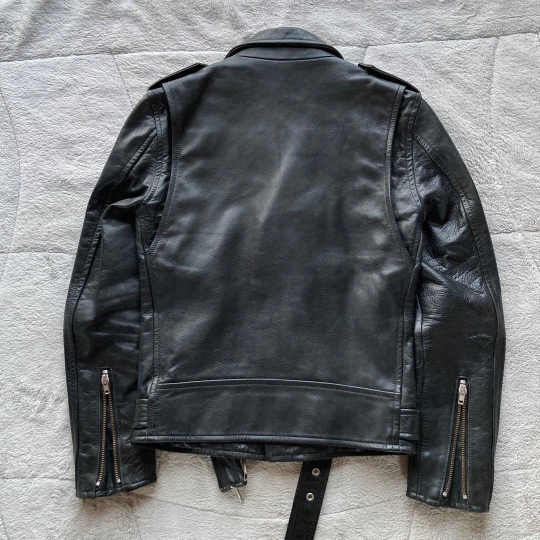 Lithium Homme リチウムオム　 レザー　ダブルライダース 42