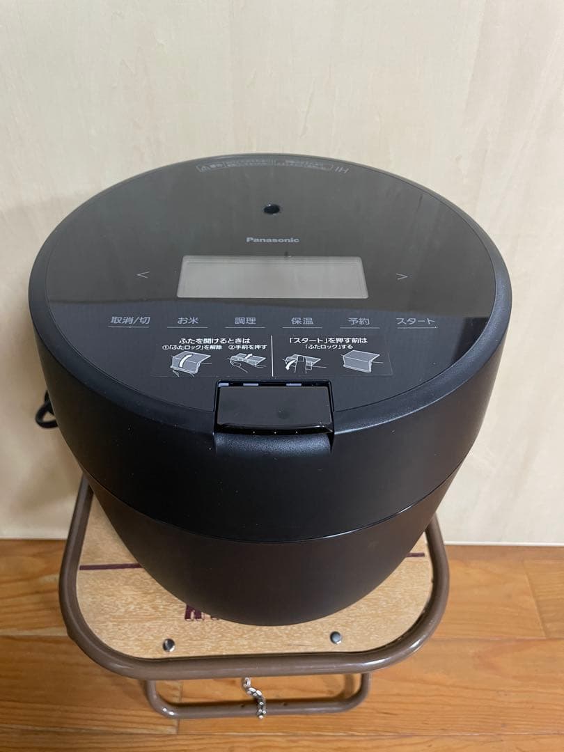 ☆美品中古☆パナソニック 炊飯器 5合 圧力IH ブラックSR-CR10Z1-K
