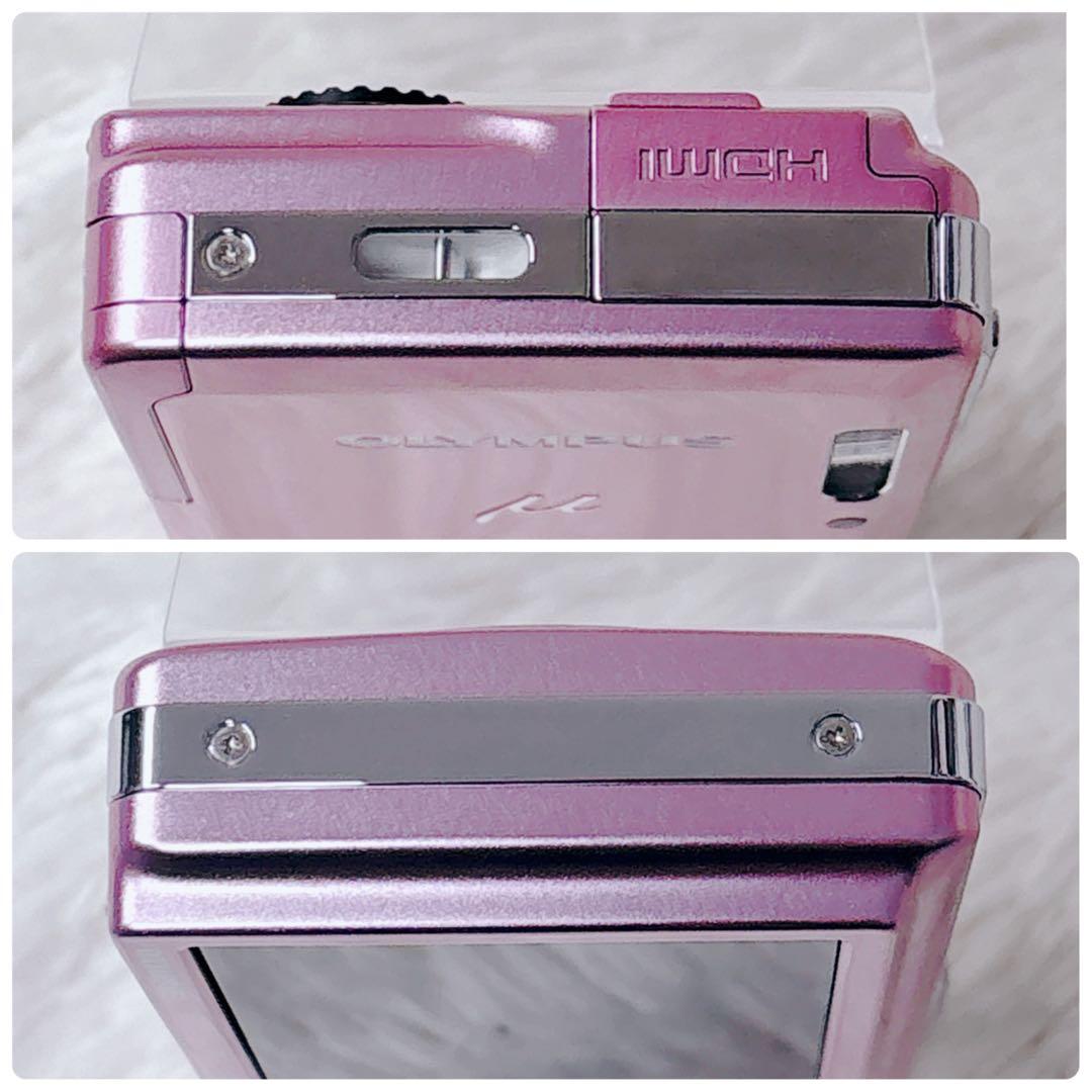 ✨外観極美品✨OLYMPUS μ-5010 ピンク デジカメ オールドコンデジ