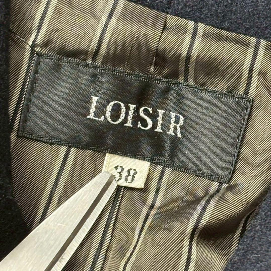 LOISIR ロワズィール　フーデッドコート　ポンチョ風　38