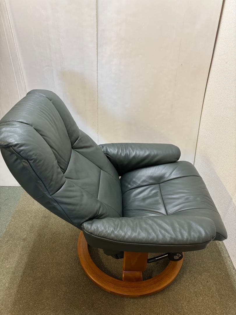 エコーネス　ストレスレスチェア　総本革　パーソナルチェア　オットマンなし