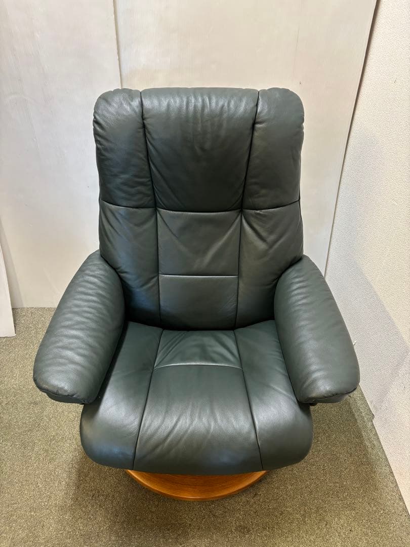 エコーネス　ストレスレスチェア　総本革　パーソナルチェア　オットマンなし