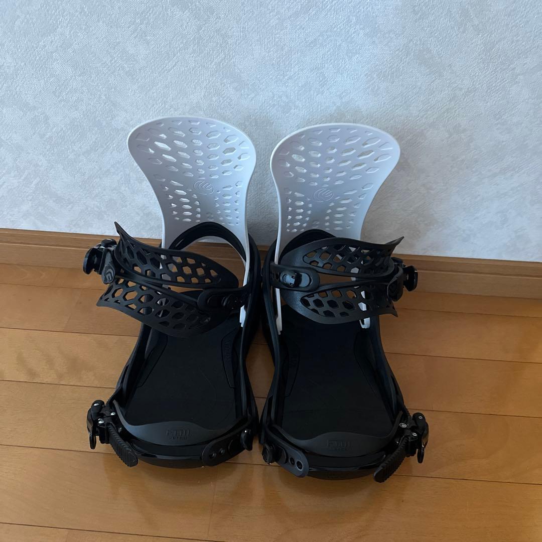 最終価格FLUX PR スノーボードビンディング ホワイト/ブラック