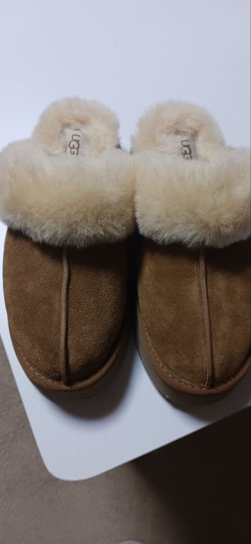 UGG ブラウン ムートンブーツ スリッパ