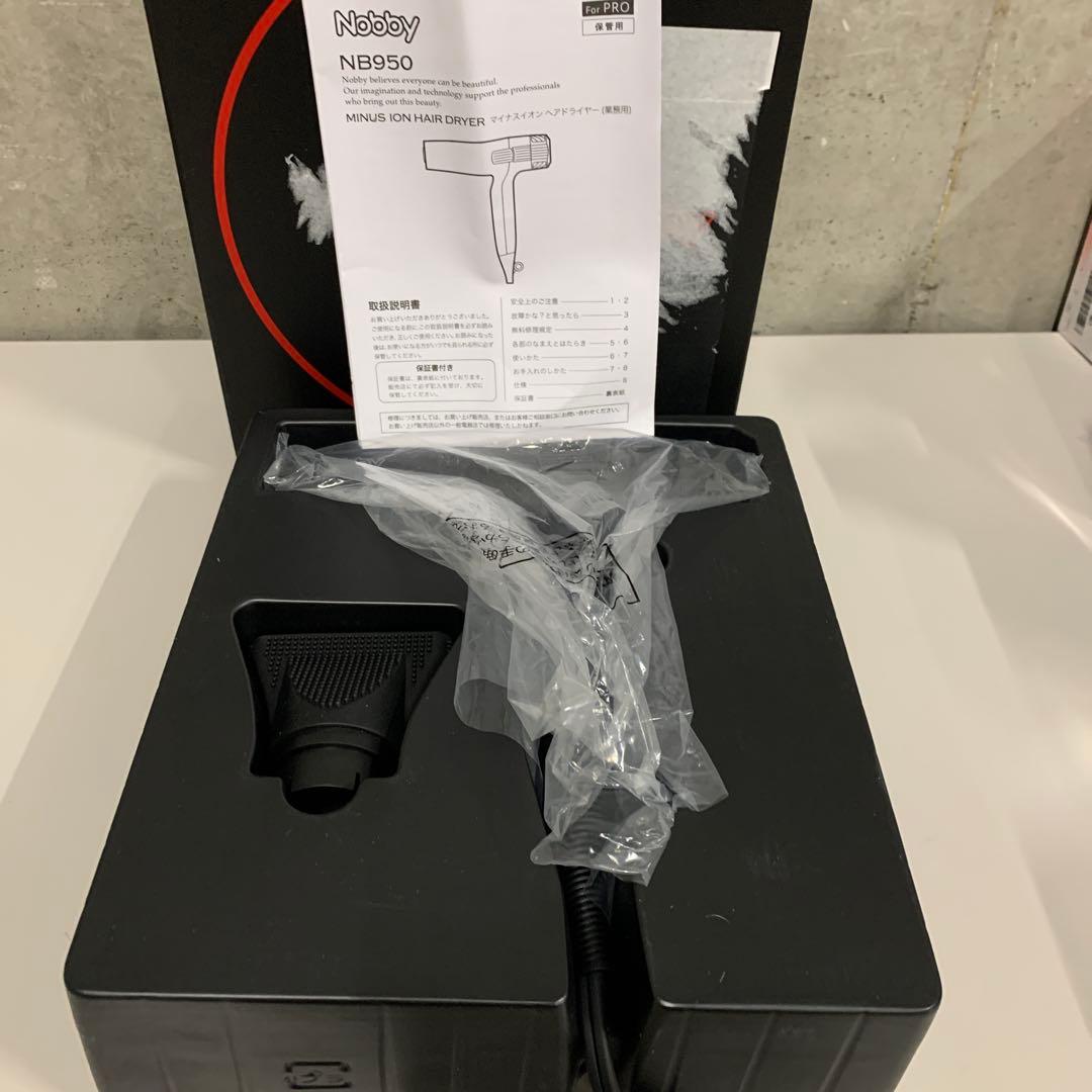 Nobby ノビー マイナスイオンヘアードライヤー ブラック NB950-K
