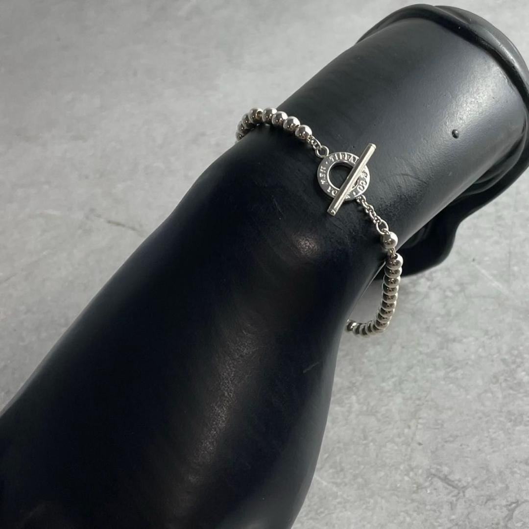 ティファニー 希少 トグル ボールチェーン ブレスレット シルバー R84fe