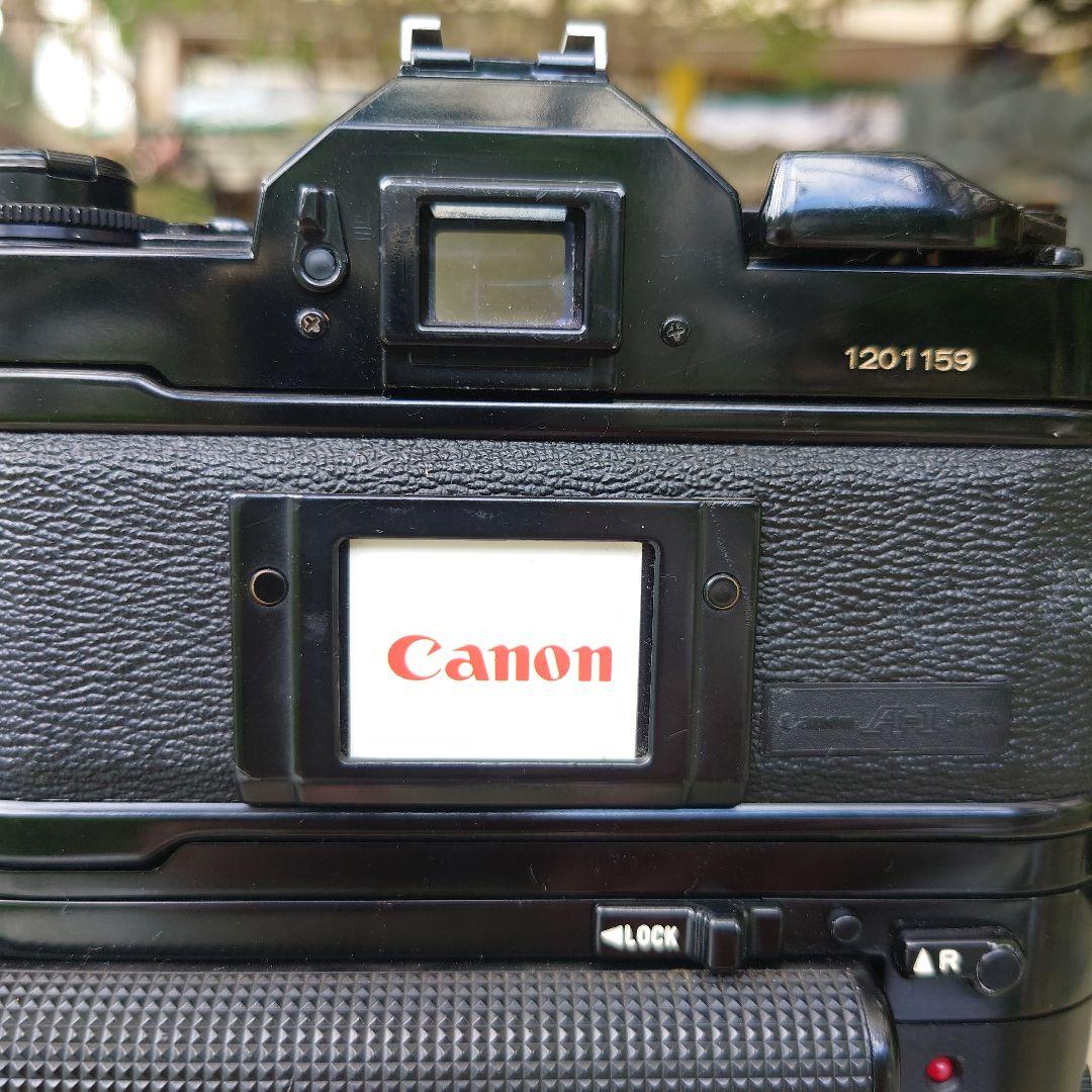 CanonA-1 フィルムカメラ　モータードライブ　シグマ16mmレンズ付き