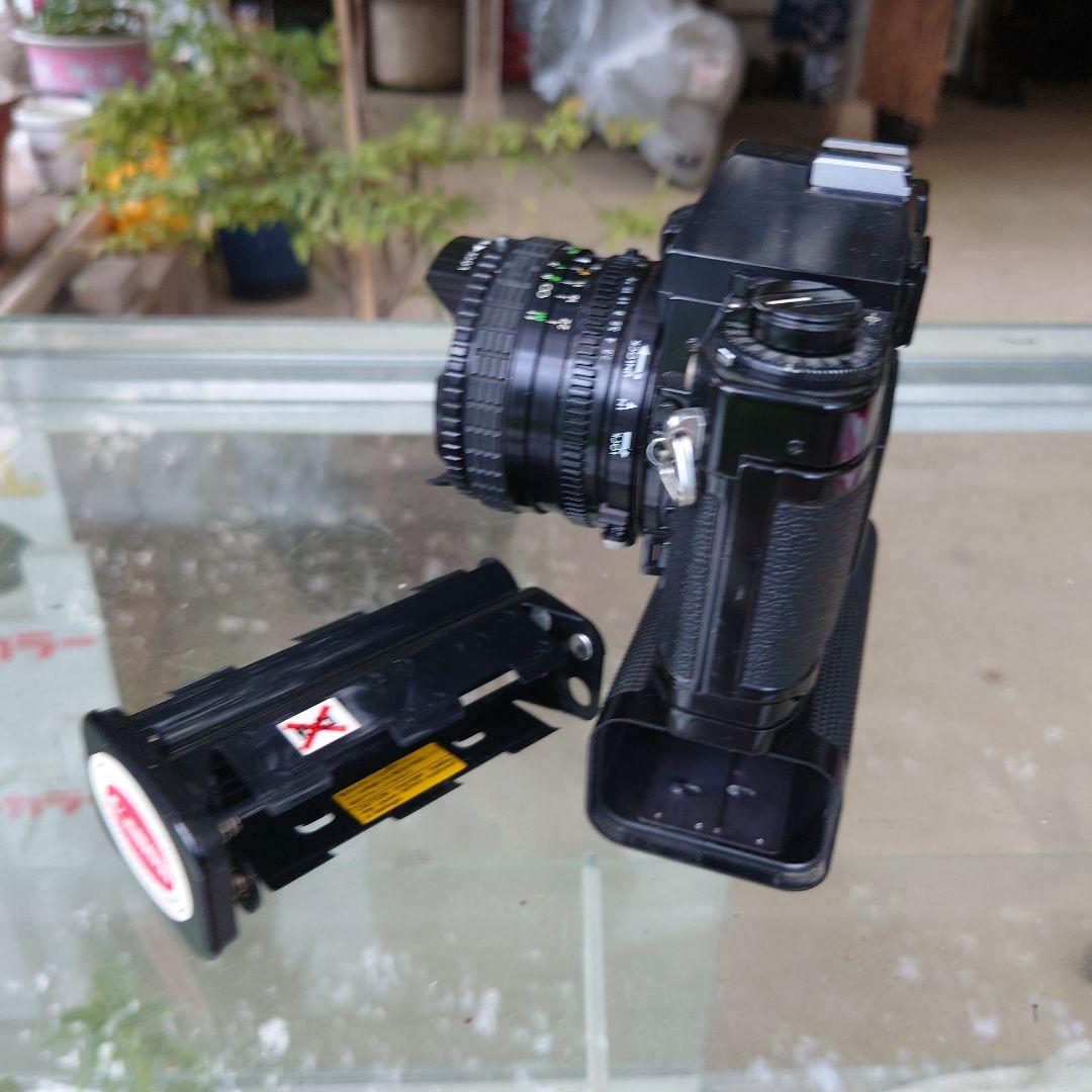 CanonA-1 フィルムカメラ　モータードライブ　シグマ16mmレンズ付き