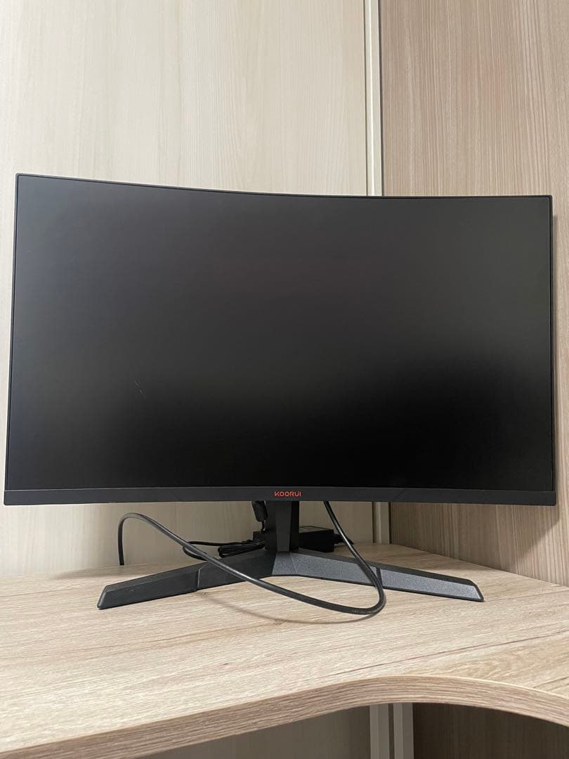 KOORUI 27E6QC 27インチ 曲面ディスプレイ ゲーミングモニター