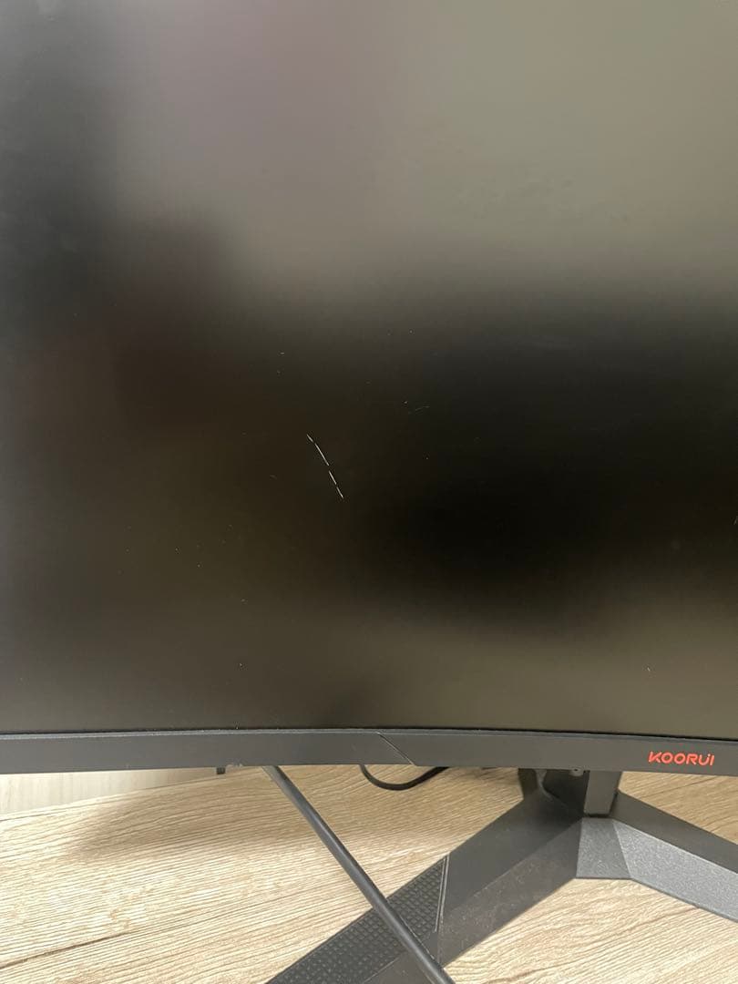 KOORUI 27E6QC 27インチ 曲面ディスプレイ ゲーミングモニター