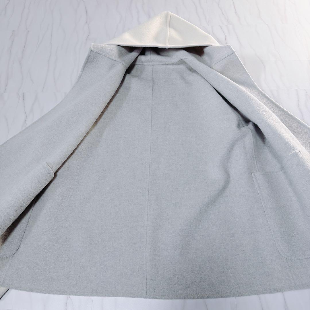 GALERIE VIE ダブルフェイス リバーシブル ショートコート フード