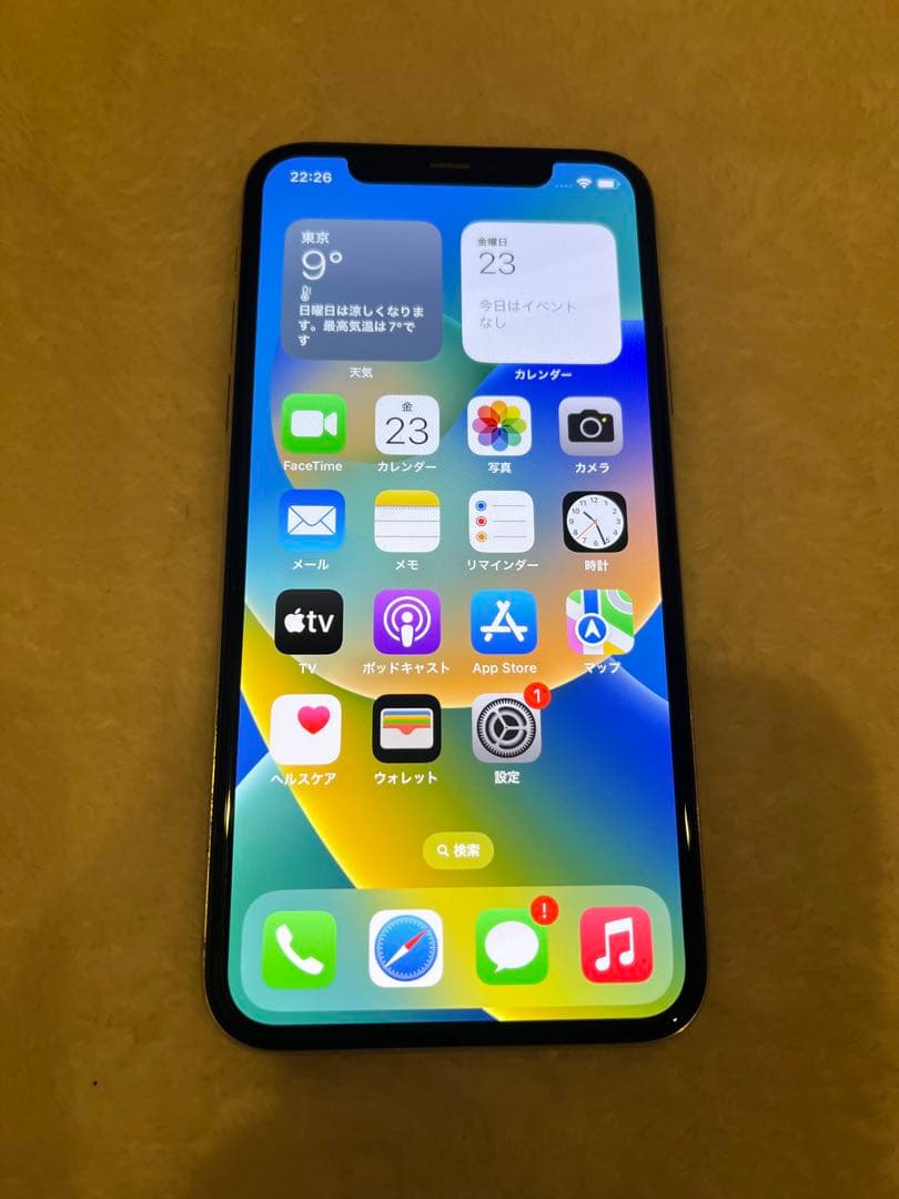 iPhone X シルバー 64GB