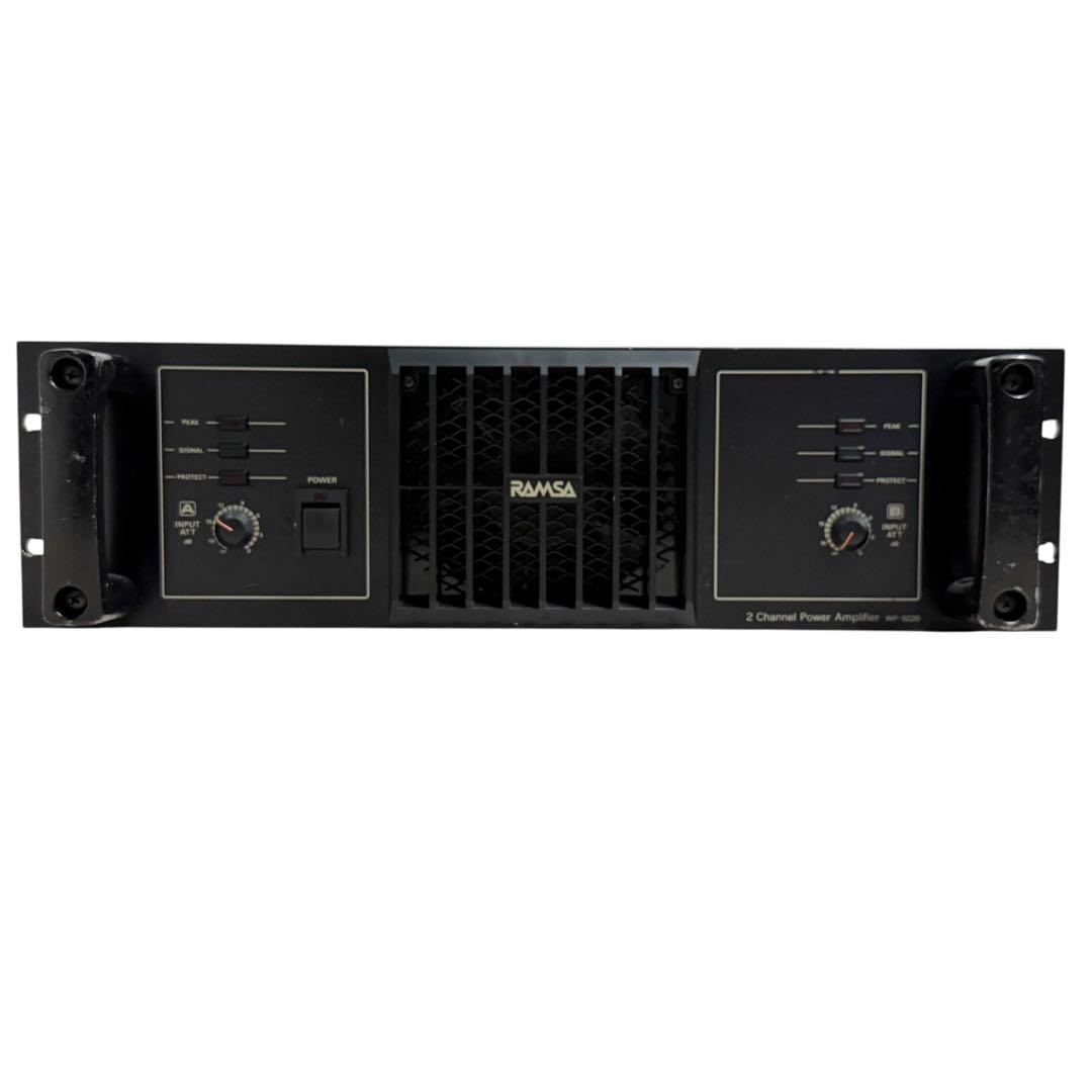 【動作品】ナショナル RAMSA WP-9220 パワーアンプ 業務用