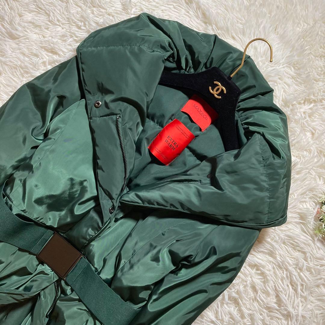 未使用級✨高級✨サイズ42✨マックスアンドコー 綺麗 ベルトAラインダウンコート