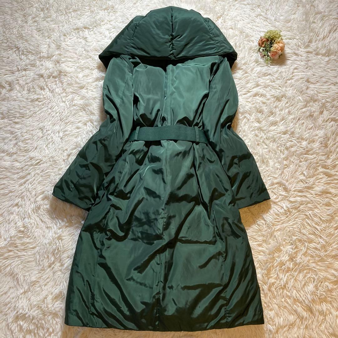 未使用級✨高級✨サイズ42✨マックスアンドコー 綺麗 ベルトAラインダウンコート