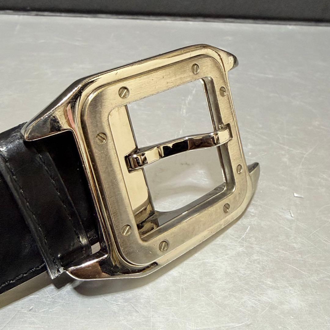 美品　カルティエ　サントス ドゥ シルバー金具