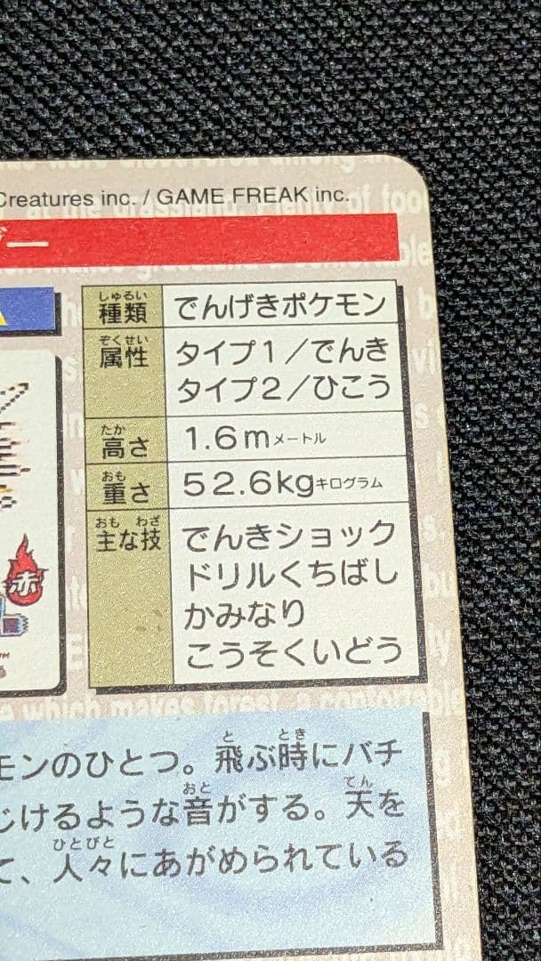 ポケモン　カードダス　サンダー2枚セット