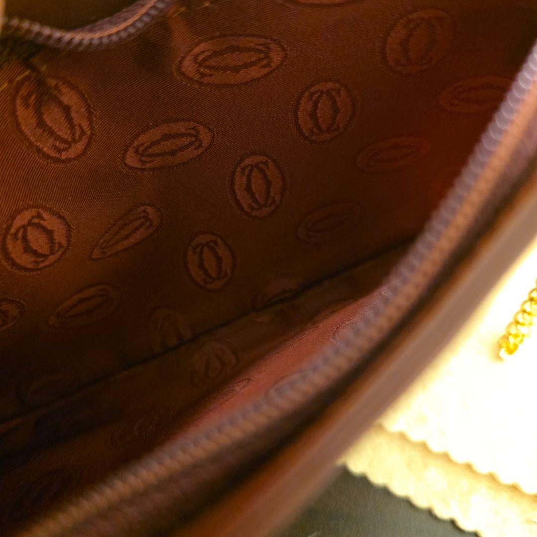 Cartier　マストライン　ケース　ポーチ　チェーン付　札入れ　セット