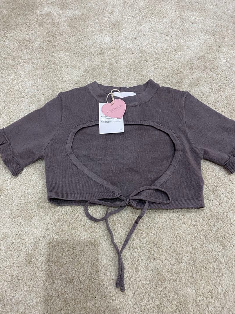 るり❣️モノグラムアンサンブルワンピース ピンク／グレー M