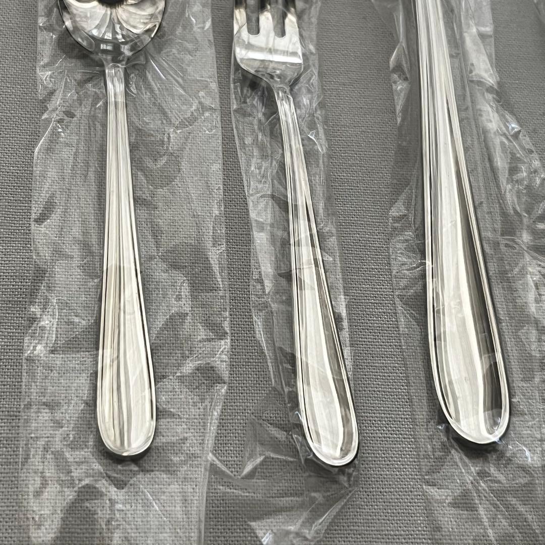 ラッキーウッド 18-10ステンレス 25本 ディナーカトラリー スプーン