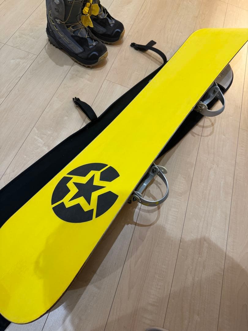 【即滑走OK】スノーボードセット 151cm SALOMONブーツ ケース付き
