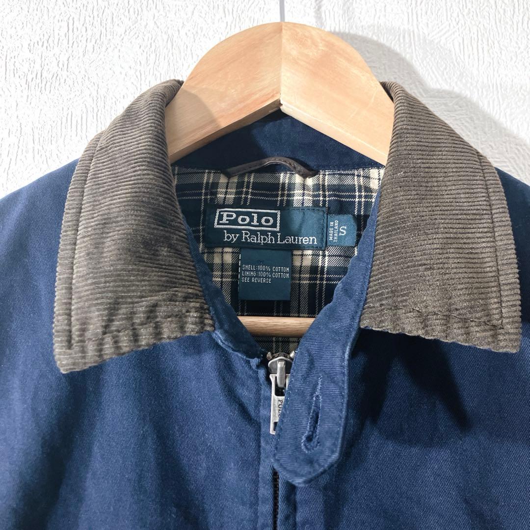 90s POLORALPHLAURENスウィングトップジャケット メンズS 古着