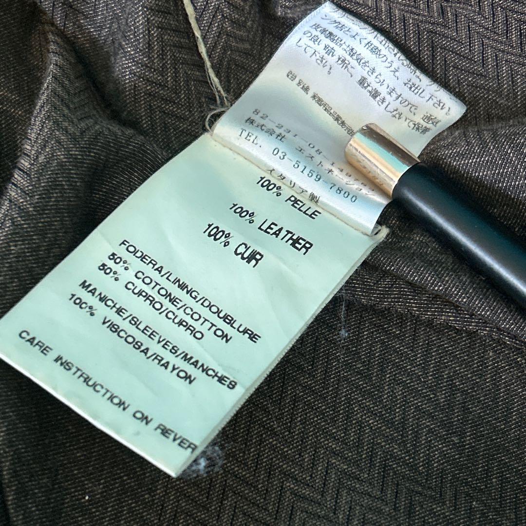 SANTACROCEサンタクローチェ　エストネーションレザーライダース　A18