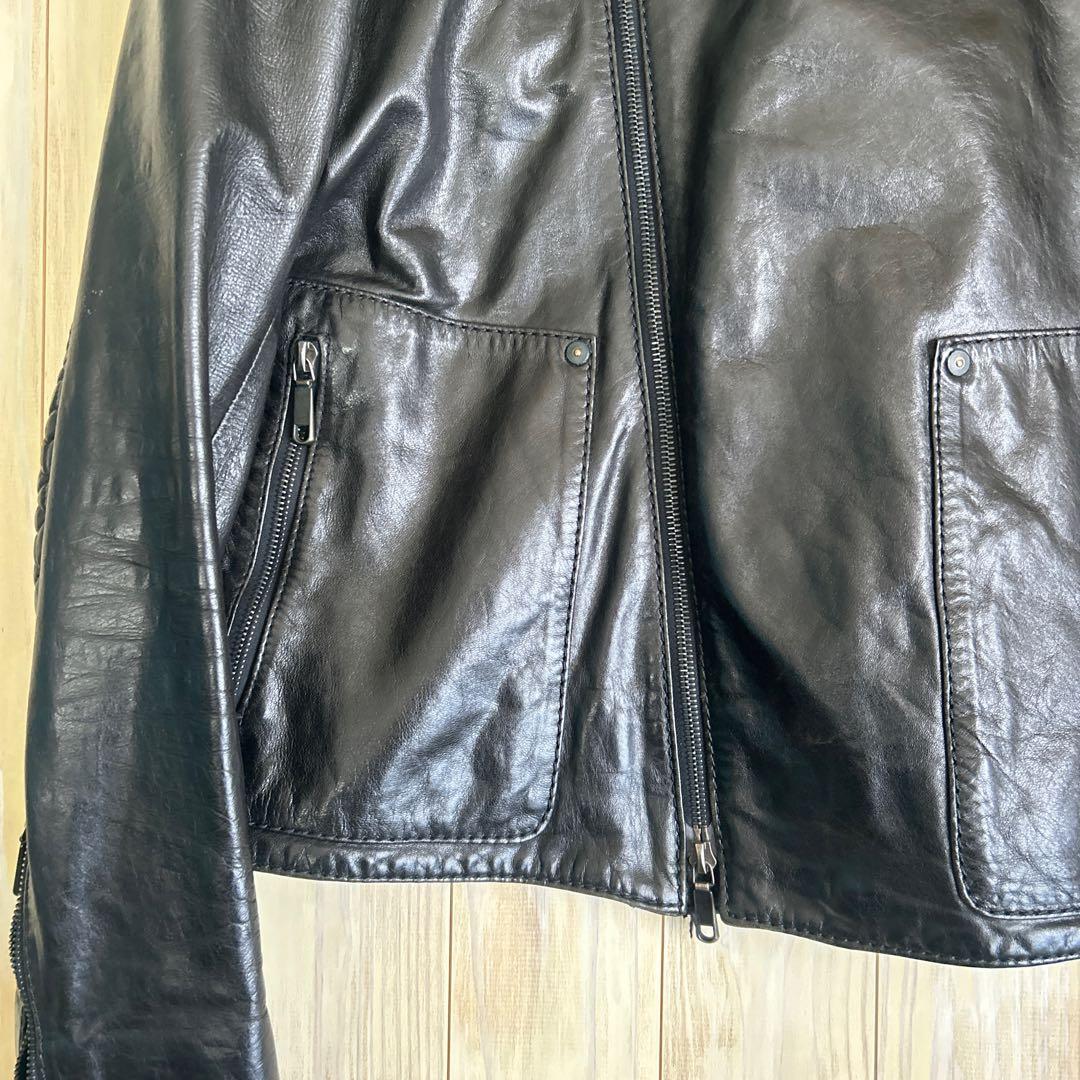 SANTACROCEサンタクローチェ　エストネーションレザーライダース　A18