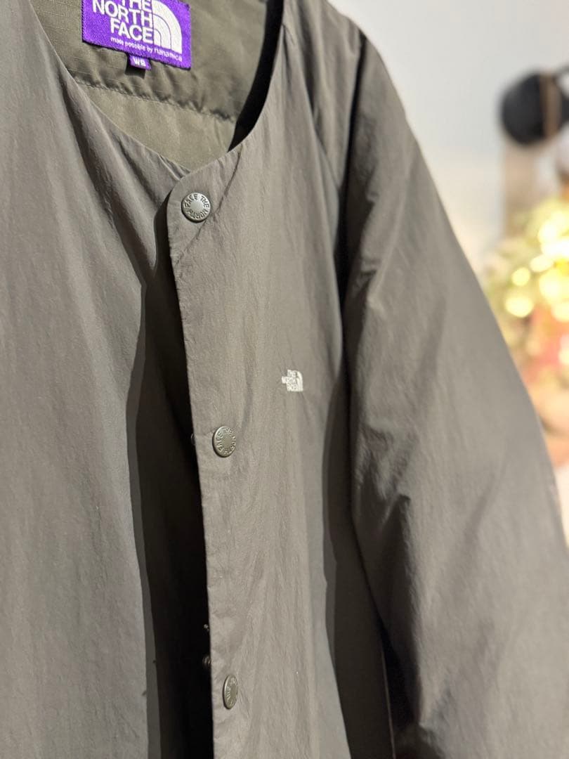 THE NORTH FACE ロングダウンコート パープルレーベル ダークグレー