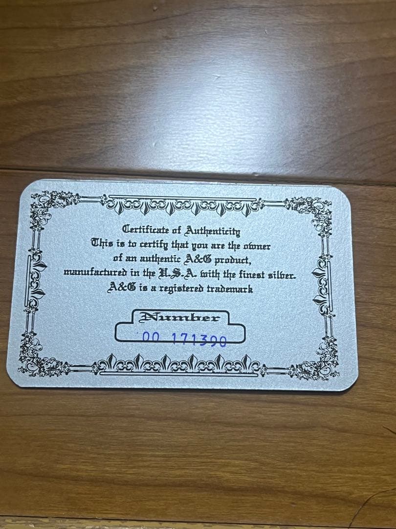 A&Gシルバー チェーンブレスレット 約20cm